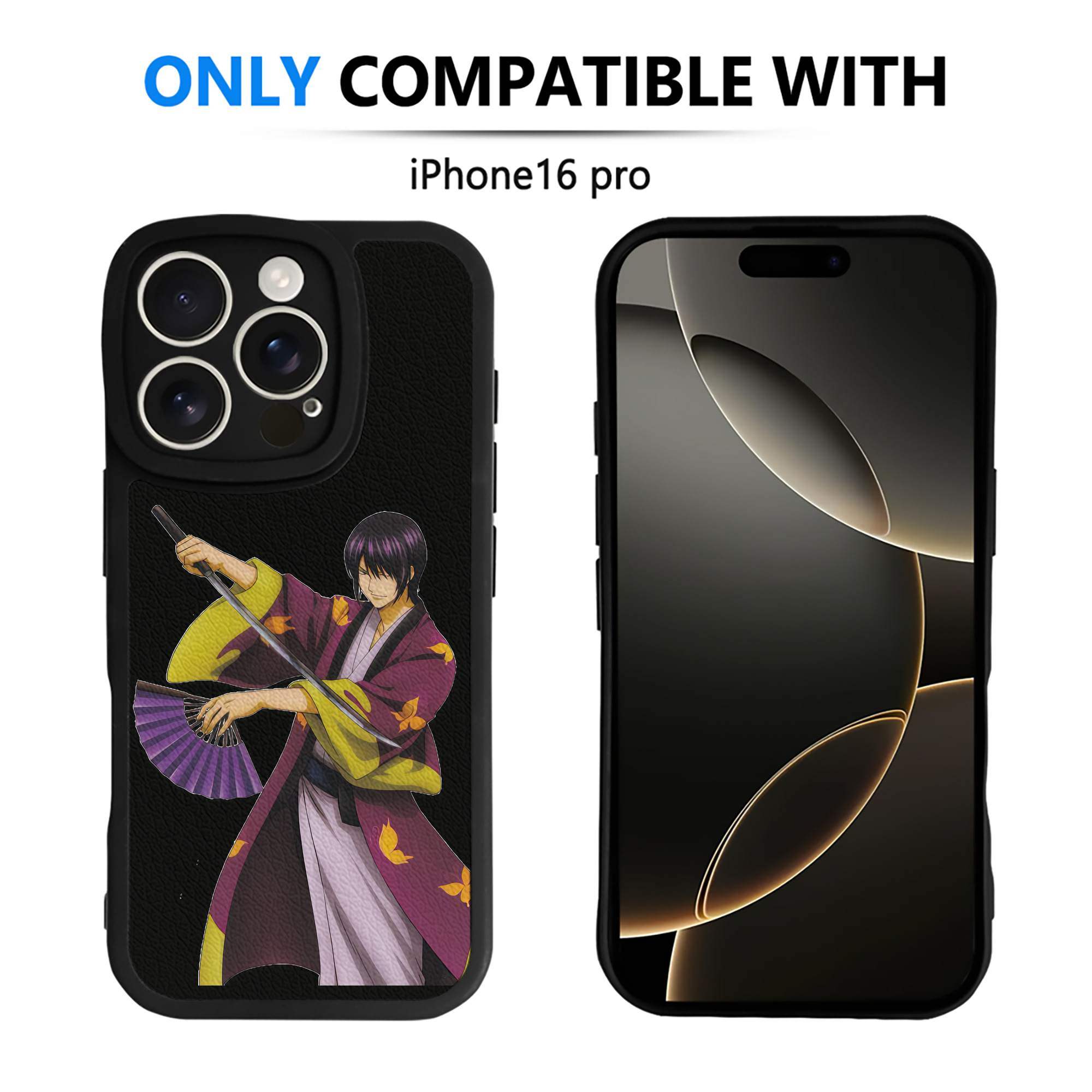（画像用） ぎんたま 坂田銀時（さかたぎんとき） 神楽 志村新八（しむら しんぱち） GINTAMA Sakata Gintoki Kagura Shimura Shinpachi 【iPhone 16シリーズ対応】シリコンスマホケース（レザー調） 材質：シリコン